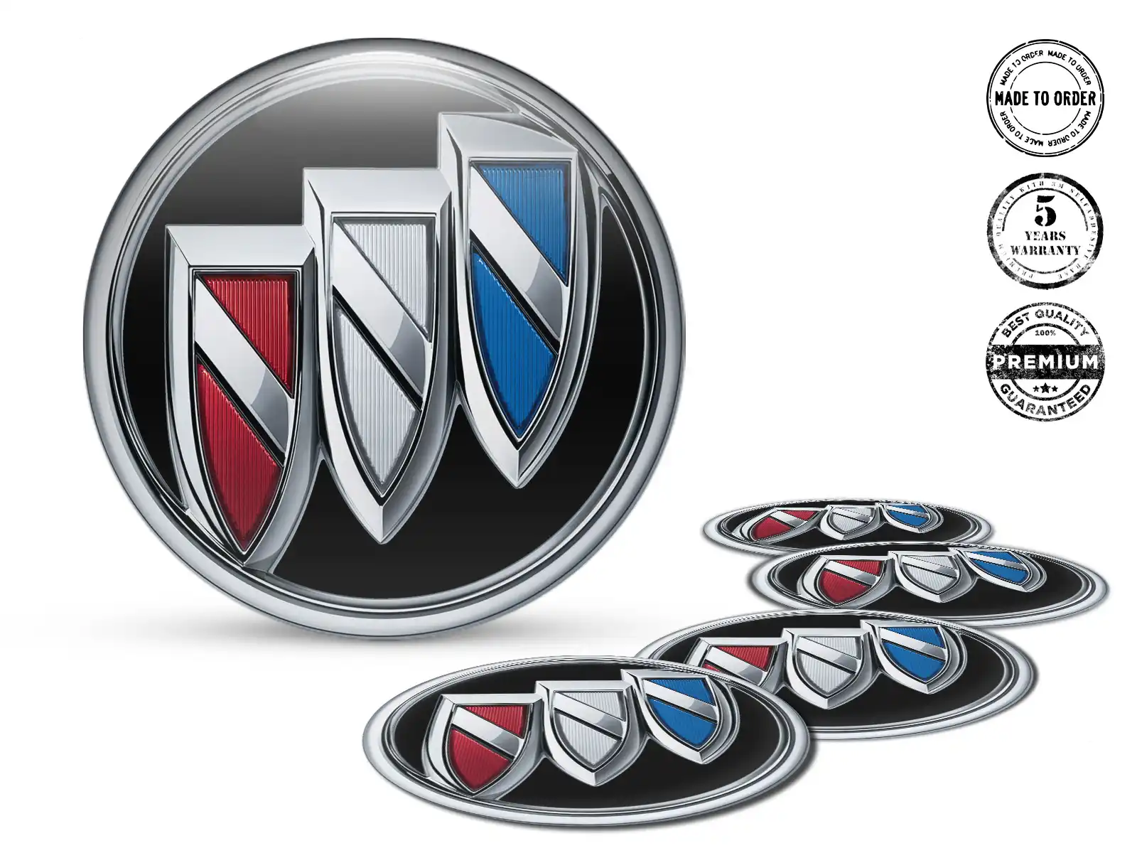 Buick Logo Cupola Adesiva Label Gravitational Thrust Style
